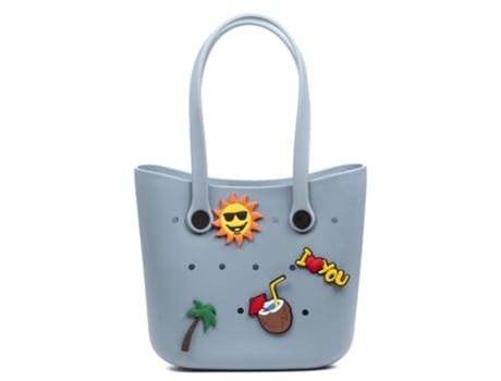 Bolsa Unissexo Libelulla Villapoma Shopper Praia Alças Longas Charms Azul (28)