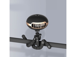 Ventilador Mini Sem Lâmina 1800mah Usb Preto