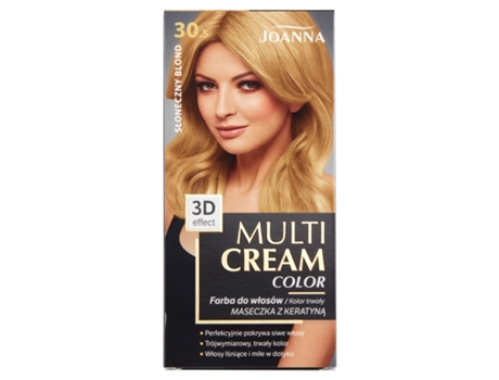 Tinta Para Cabelo Multifuncional Cor Creme 30.5 Louro Solar Joanna