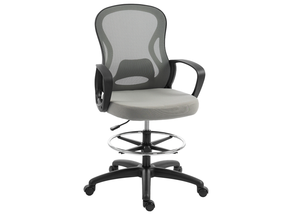 Cadeira de Escritório CHEZMOI ergonômica com tela mesh, apoio para os pés (59x65x123cm)