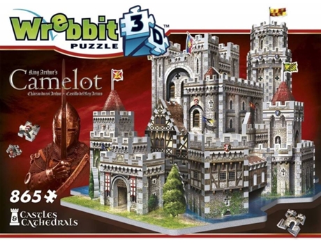 Puzzle 3D WREBBIT Castelo do Rei Artur (Idade Mínima: 14 - 865 Peças)