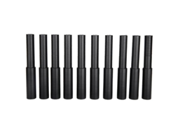 10 Extensões De Vara De Taco De Golfe Para Varas De Grafite Leve Preto