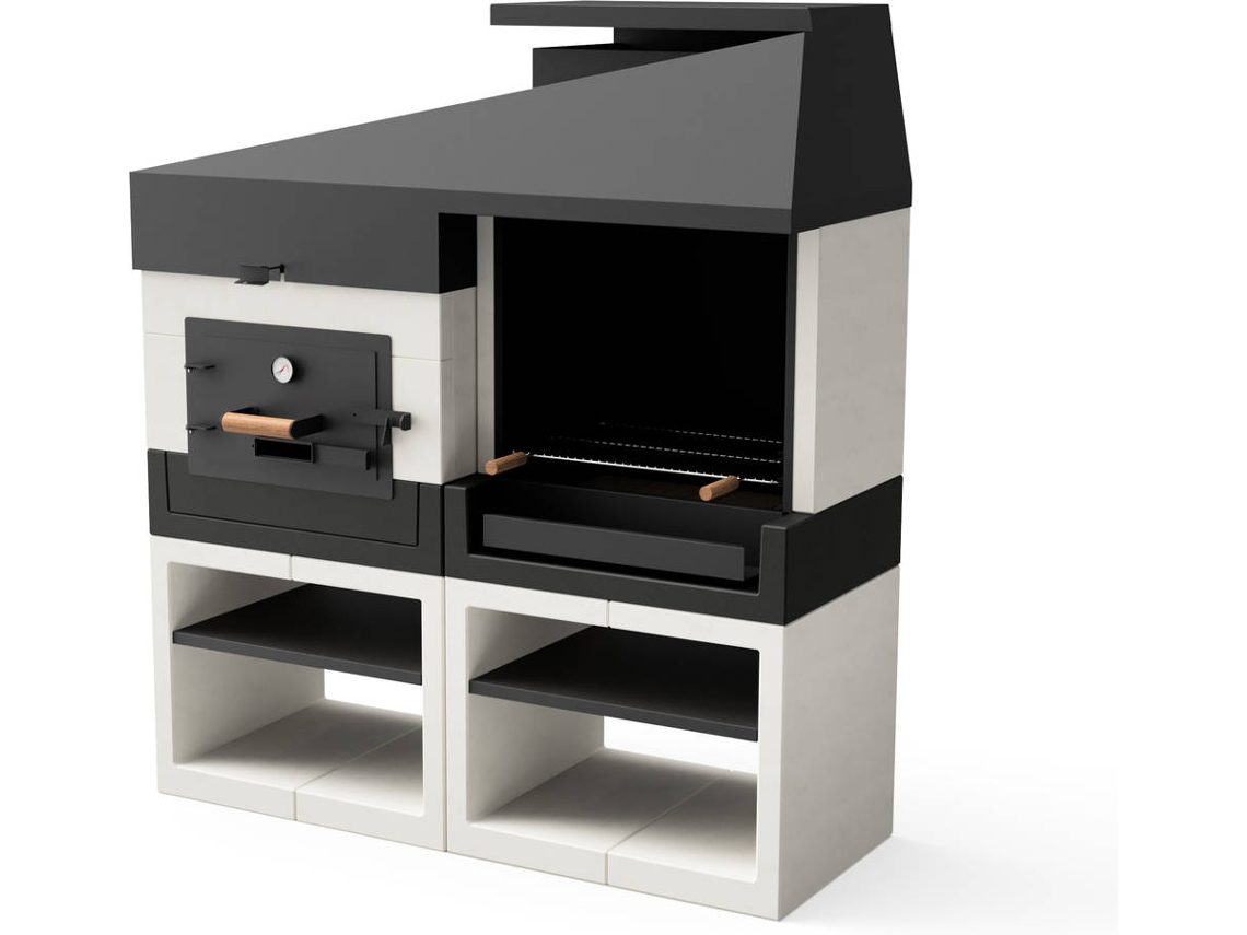 Churrasqueira TUOZI Conjunto Forno Kitaway Otte (168x63x192cm)