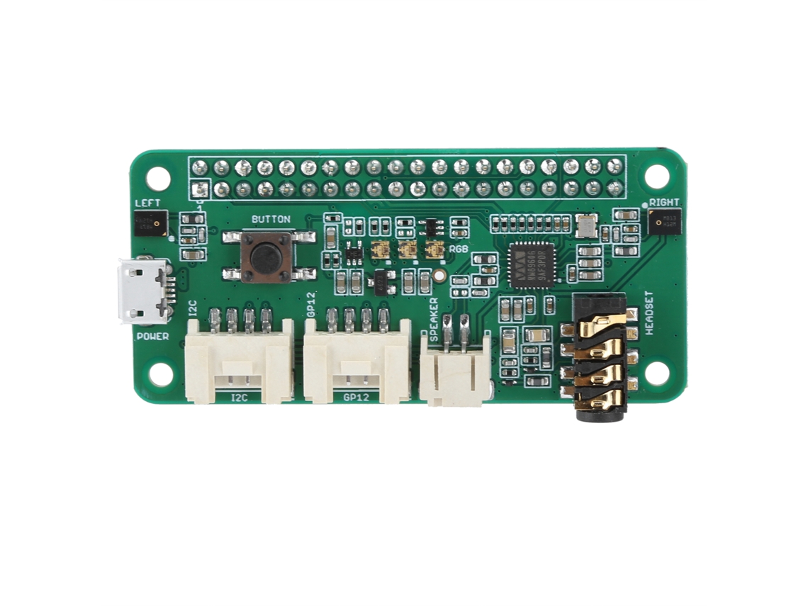 Módulo De Reconhecimento De Voz Placa De Expansão Com Microfones Duais Inteligente Para Raspberry Pi