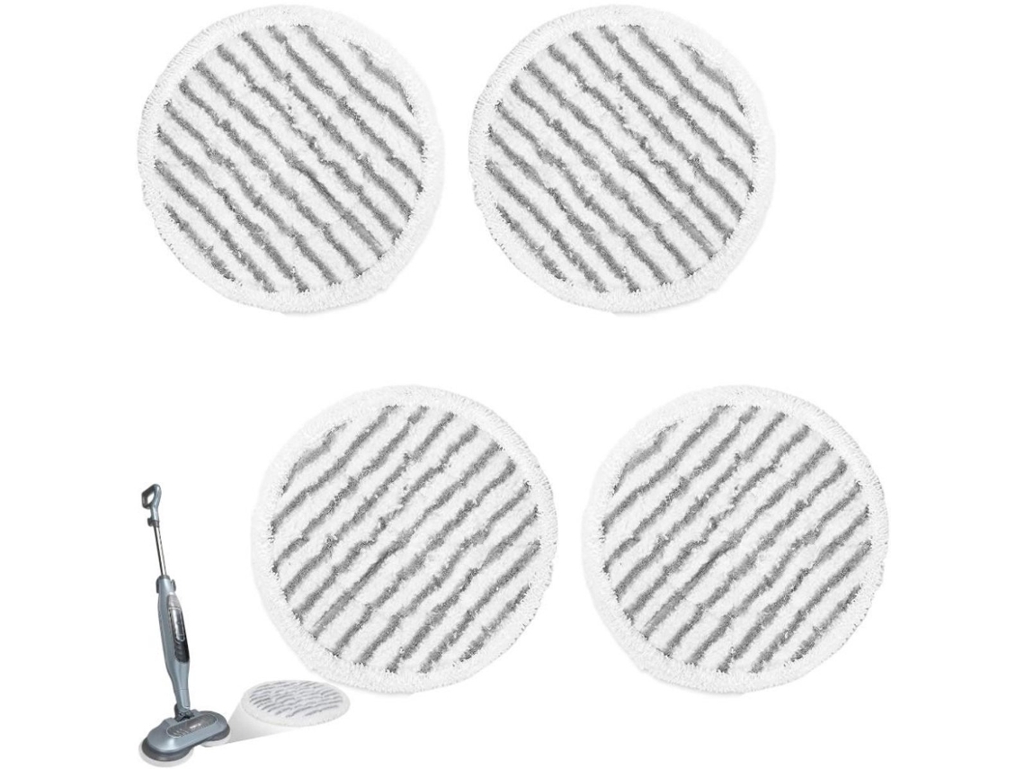 Conjunto de 4 Unidades, Adequado para as Almofadas de Limpeza Microfibra Das Séries Shark S7000, S7000amz, S7001, S7001tgt e S7201 BRILVIBERA
