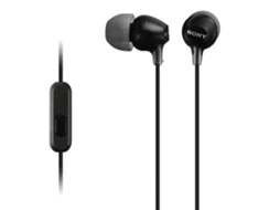 Auriculares com Fio SONY Mdr-Ex15Ap (In Ear - Microfone - Preto)