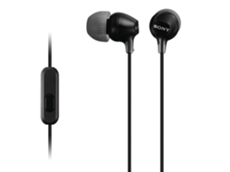 Auriculares com Fio SONY Mdr-Ex15Ap (In Ear - Microfone - Preto)