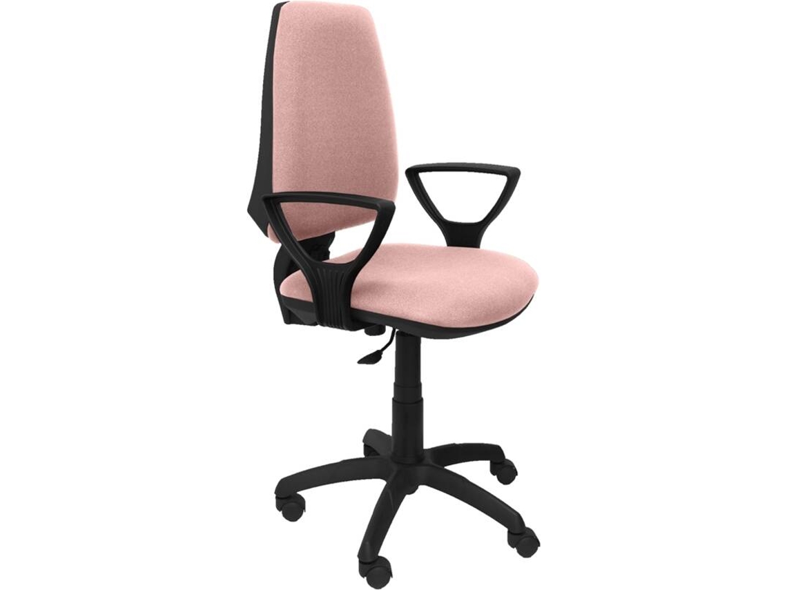 Cadeira de Escritório Operativa PYC Elche CP Rosa BF (Braços Fixos - Tecido)
