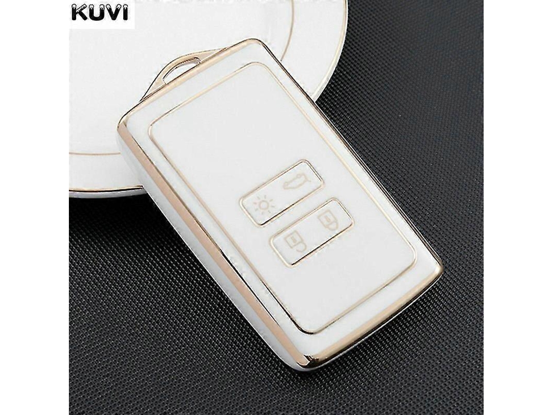 Capa De Chave De Carro Em Tpu, Proteção Resistente, Compatível Com Renault