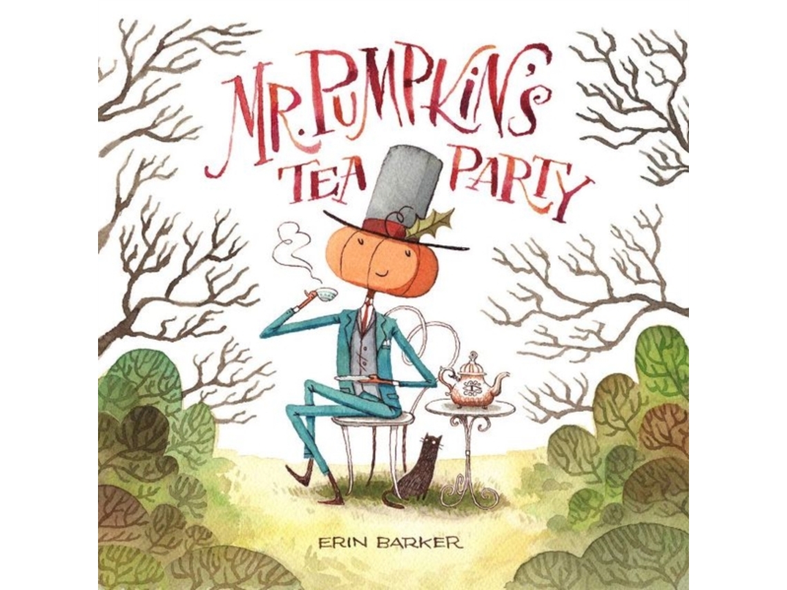 Livro mr. pumpkin's tea party de erin barker (inglês)