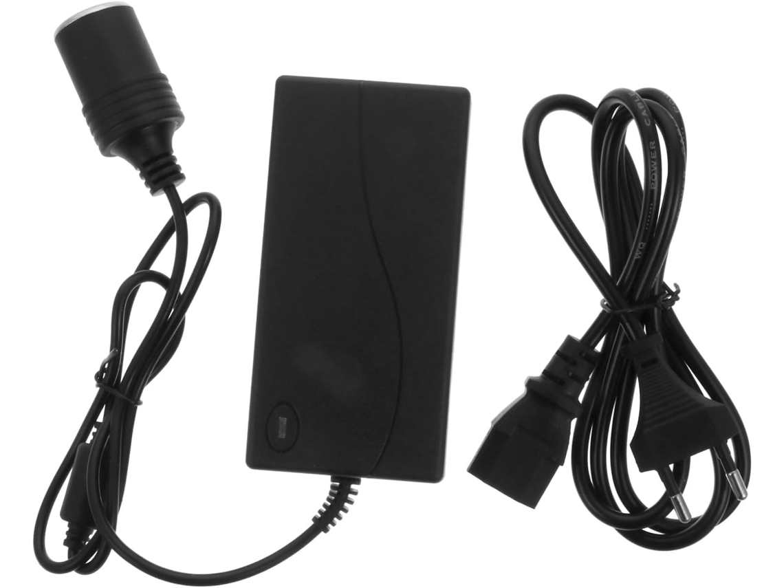 Adaptador De Energia Para Carro De 220v Para 12v Com Plugue Para Acendedor De Cigarros
