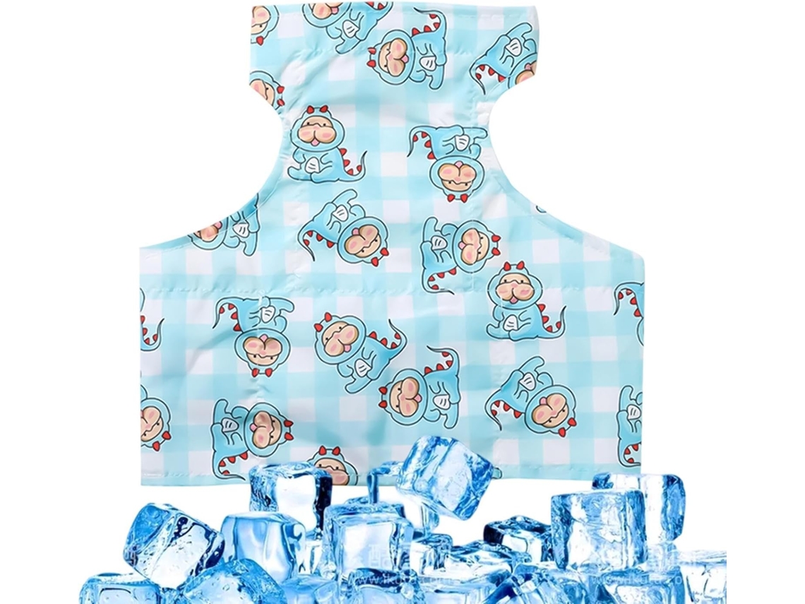 Colete Refrescante Cães, Respirável E Leve, Com Mochila