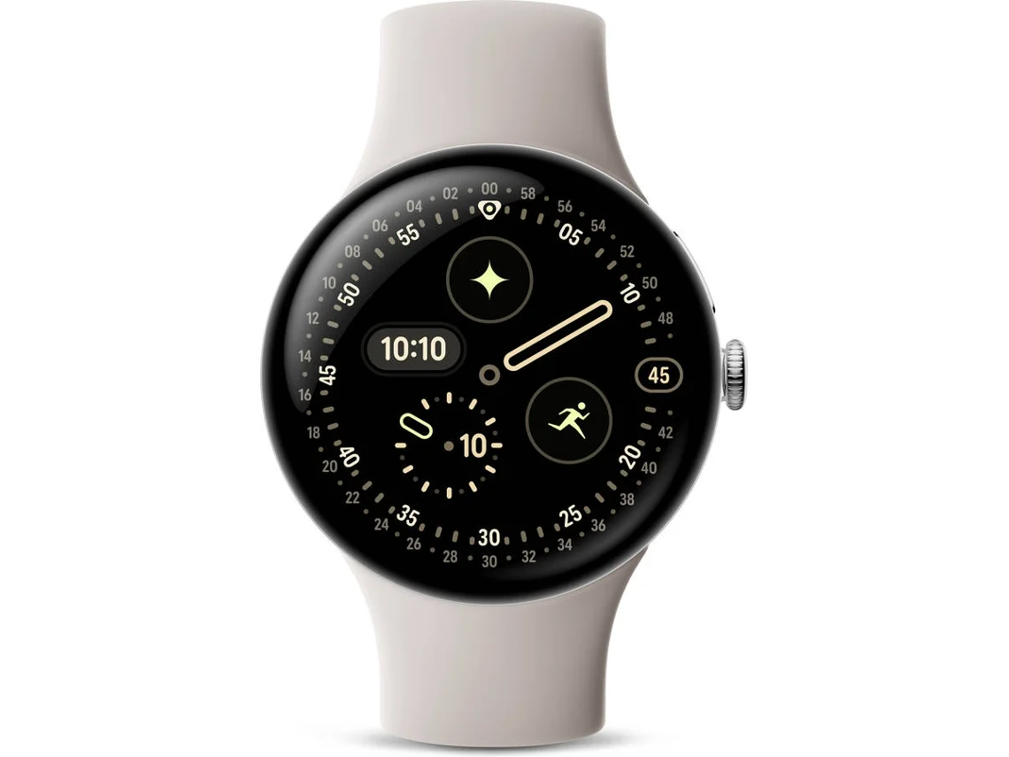 Smartwatch GOOGLE Pixel Watch 4 (45 mm - Porcelain)
