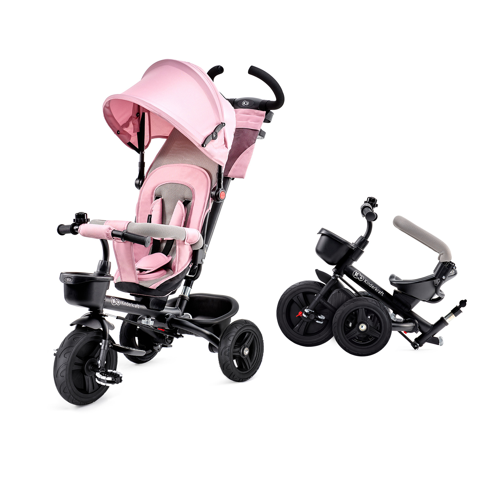 Triciclo kinderkraft rosa new arrivals