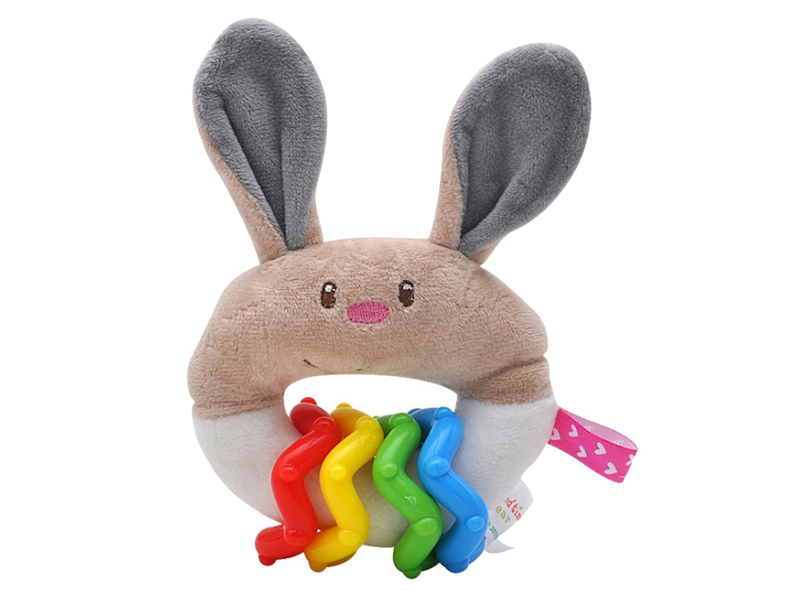 Brinquedo De Sino Para Bebê: Sino Com Chupeta De Animais, Brinquedo De Mastigação, Brinquedo Para Bebês