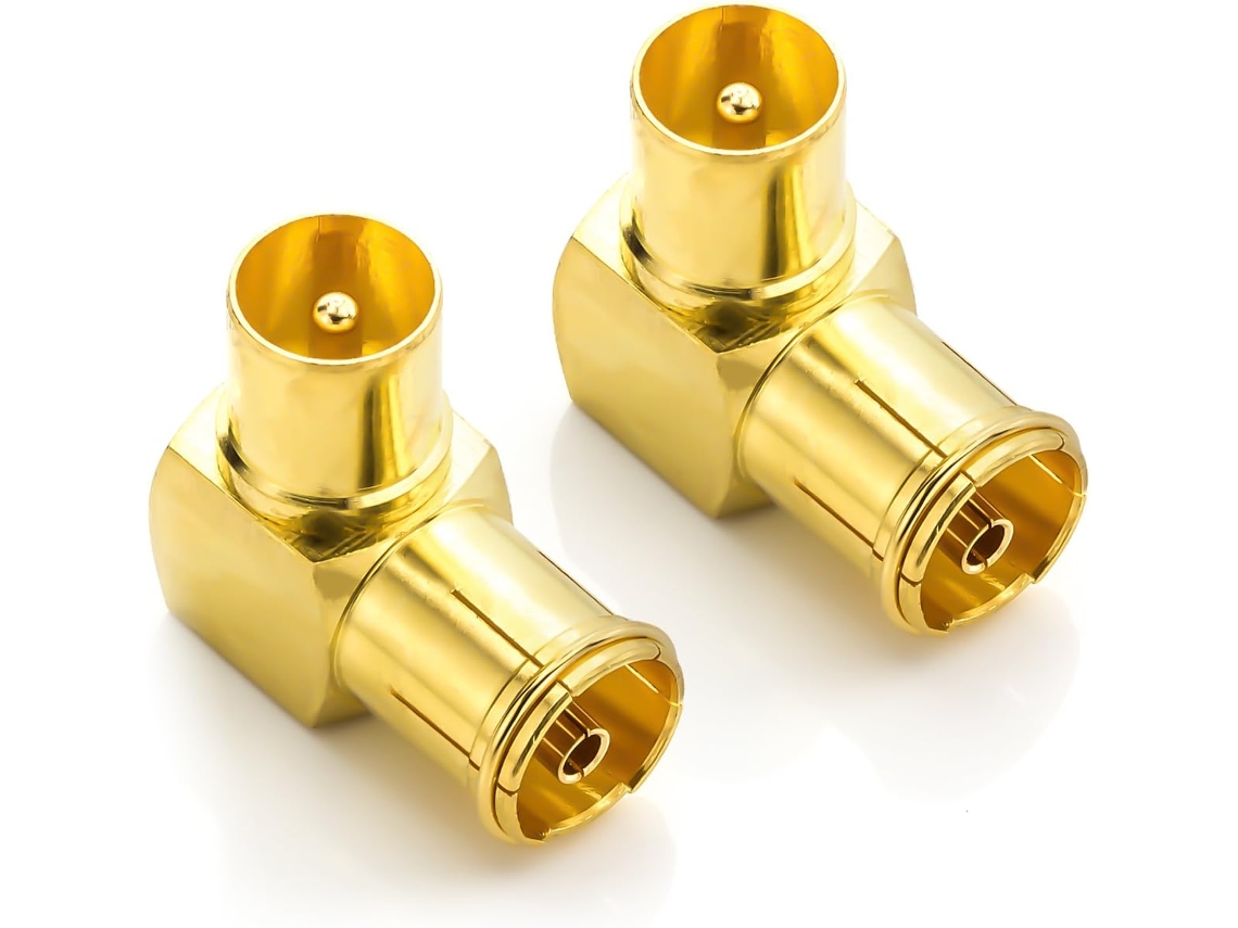 KOFIHETY Acoplador Coaxial Fêmea Para Fêmea Para Conectividade Estendida Adaptador Bidirecional Para Extensão Perfeita De Cabos Coaxiais, Conectores Banhados