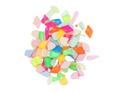 Strass fluorescentes para decoração de unhas em 3D, ideais para salões de beleza e escolas de manicure.