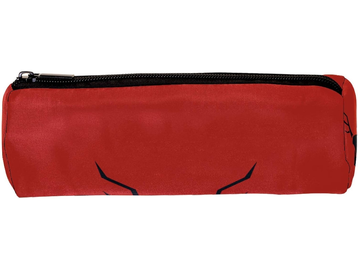 Porta-lápis com estampa escura de cervo, organizador de mesa, item essencial para escola e escrivaninha.