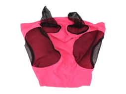 Máscara Anti Mosca Para Cavalo Com Orelhas Cor Rosa