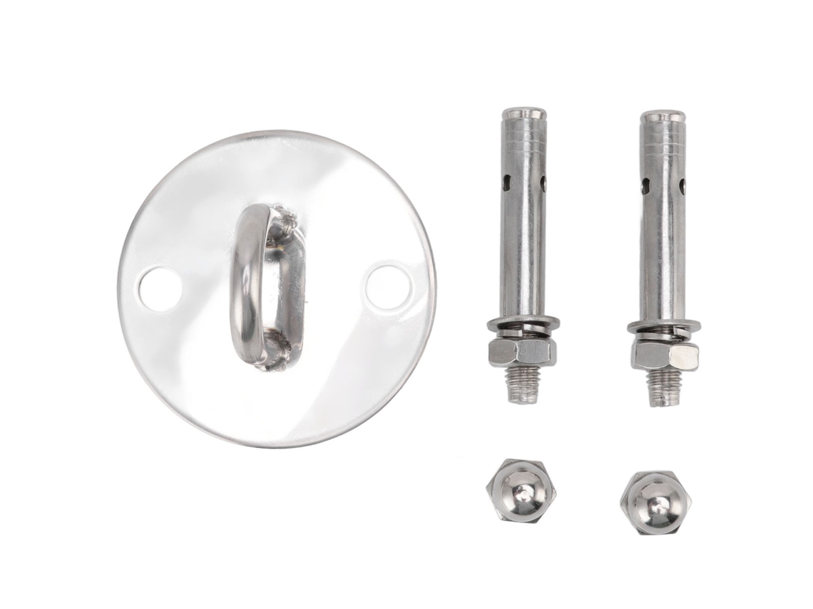 GANCHÃO de Teto Primerox em Aço Inox 304 Forma de U para Piscina Balanço Cadeira Rede