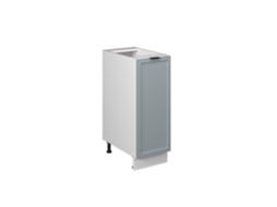 Móveis de cozinha Fame-Line, 30cm sem PT, Azul claro-cinza, Branco, VICCO