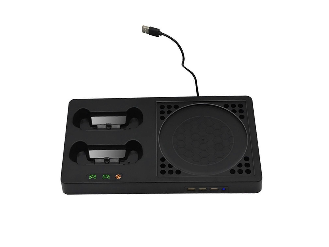 Carregador de Console Jogos com Indicador Led, Design Ultrassilencioso, Velocidade Ajustável, em Abs. GOKOCO