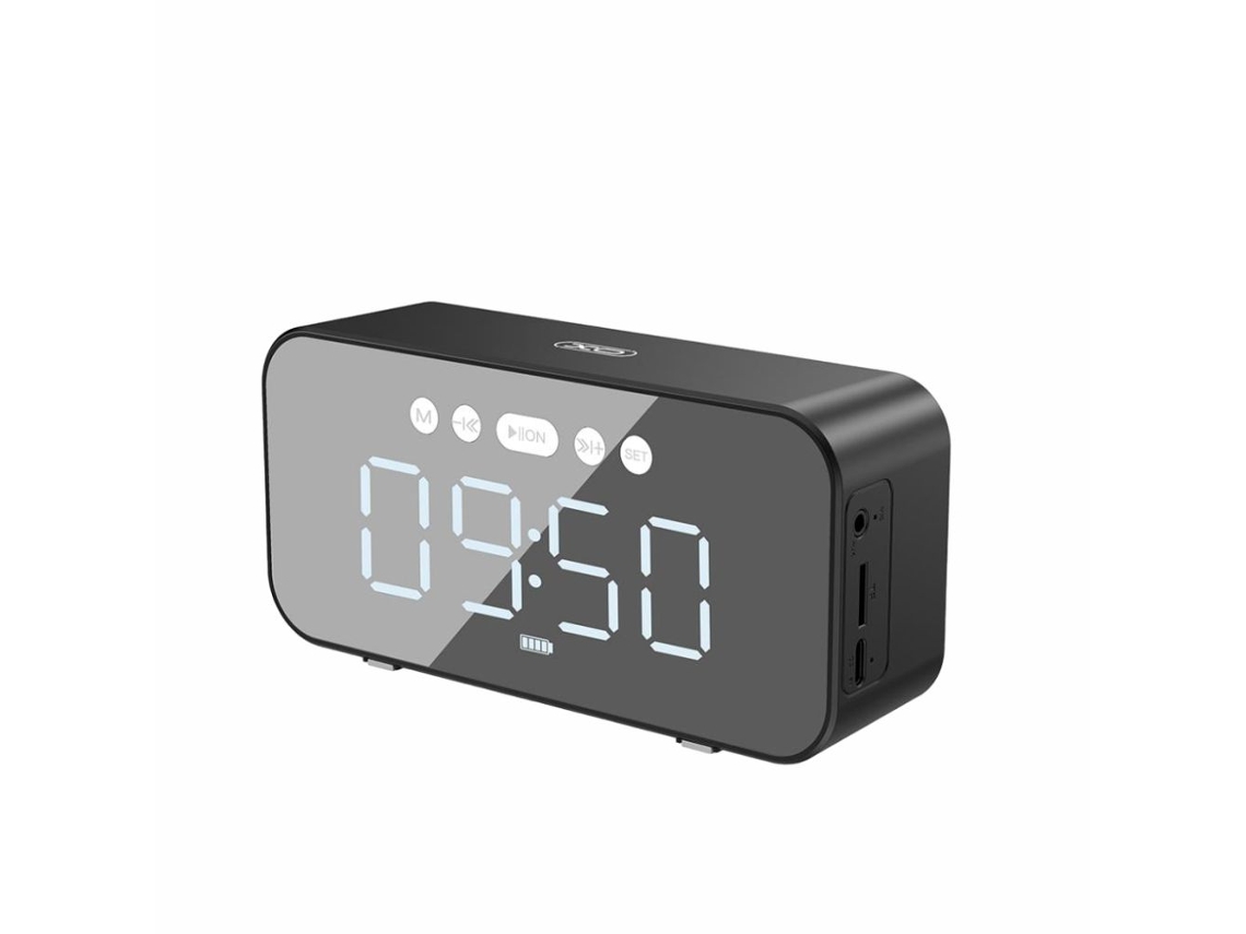 Relógio Despertador 5w C/ Bat/bluetooth/microsd/fm/aux Xo