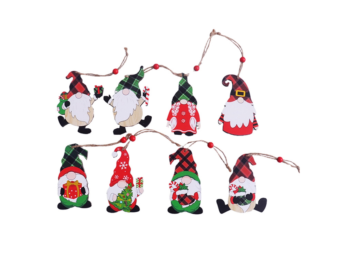 Decorações De Natal Em Madeira Pintada 8 Estilos Para Casa