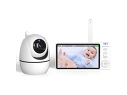 Babá Eletrônica Com Tela Lcd De 5 Pimpimsky Vídeo Monitor Para Bebês Câmera Vigilância Colorida Aquaforge
