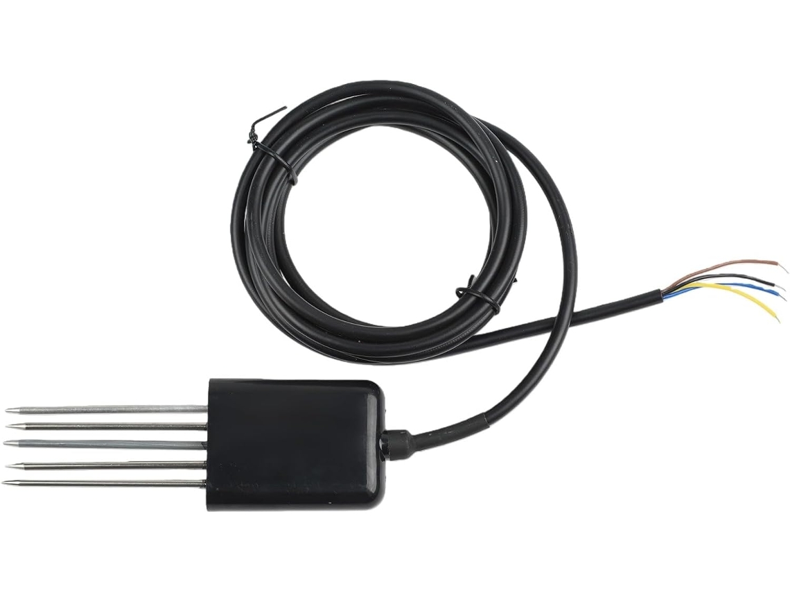 Medidor De Temperatura E Umidade Do Solo, Sensor Npk Ph Condutividade 7em 1com Memória, Sonda Aço Inoxidável