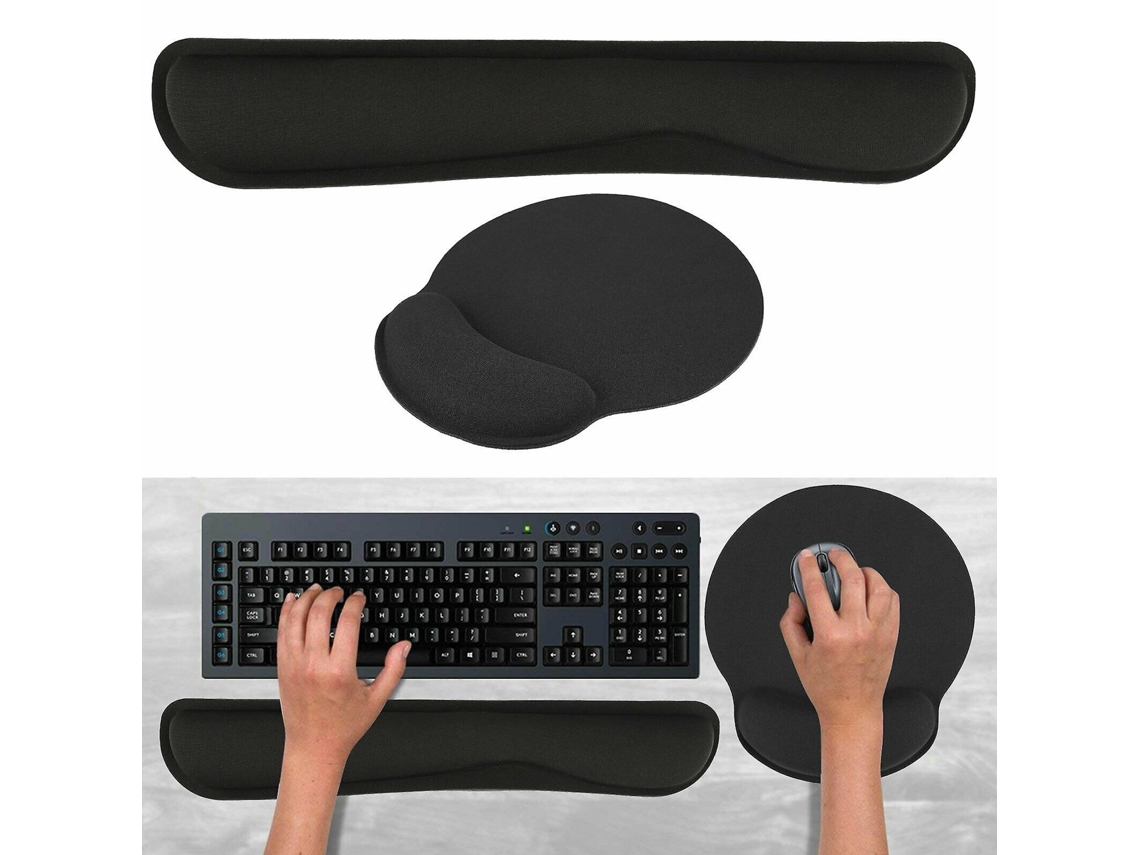 Lurelia Descanso De Pulso Ergonómico Para Teclado E Rato Espuma Confortável