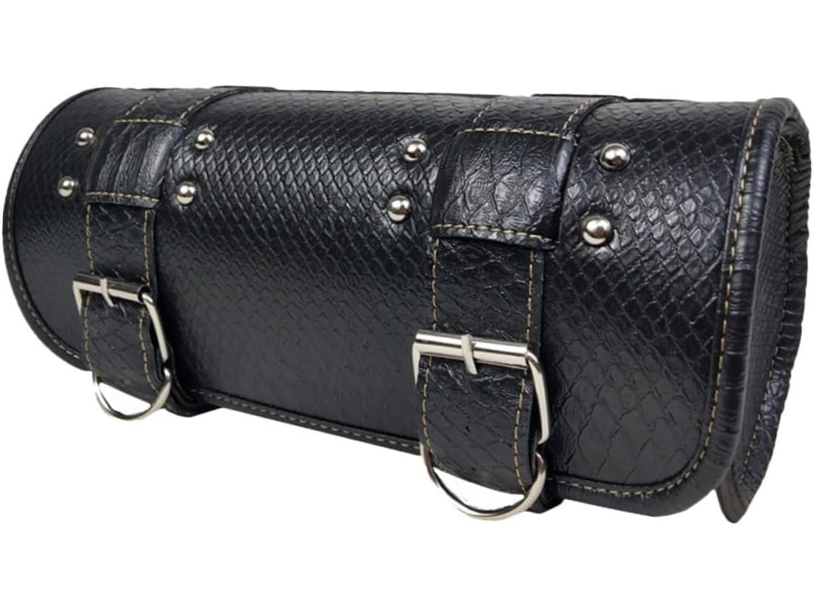 Bolsa lateral para ferramentas de motocicleta, ideal para guardar pequenos objetos como chaves de boca e chaves de roda.