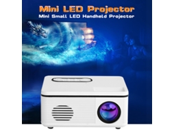 Projetor LED mini portátil Aibecy S361 600 lumens suporte 1080p | S/MARCA