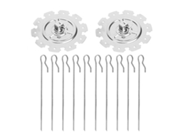 Espetos de churrasco de aço inoxidável com jaula para forno elétrico e churrasco com MARCA