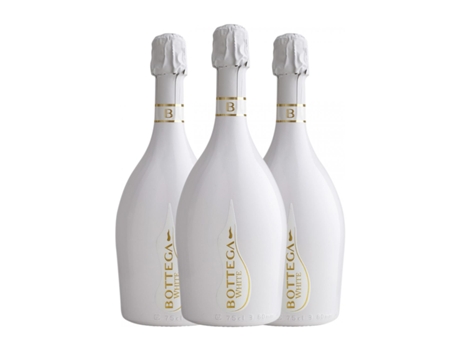 Espumante BOTTEGA White Spumante Extra Dry Glera Extra Seco Prosecco (0.75 L - 3 Unidades)