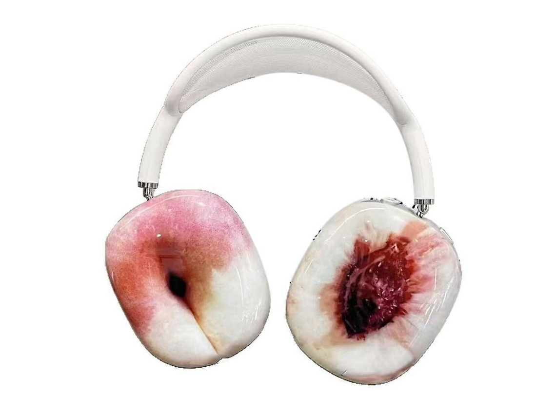 Capa Para Airpods Max 2 Da Série Frutas, Capa 3d Para Fones De Ouvido, Acessórios Para Airpods, Decoração Em Formato De Pêssego Webake