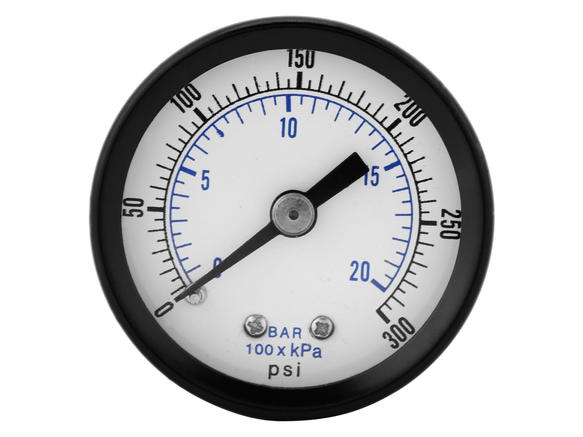 Manômetro Mini Para Combustível Ar Óleo Água 0-20bar 1/8" Bspt
