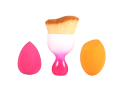 Conjunto De Pincéis De Maquiagem Para Pó E Blush