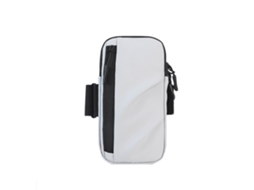 Braçadeira De Corrida À Prova D'água - Suporte Esportivo Para Celular De Grande Capacidade, Compatível Com A Maioria Dos Smartphones, Cinza.