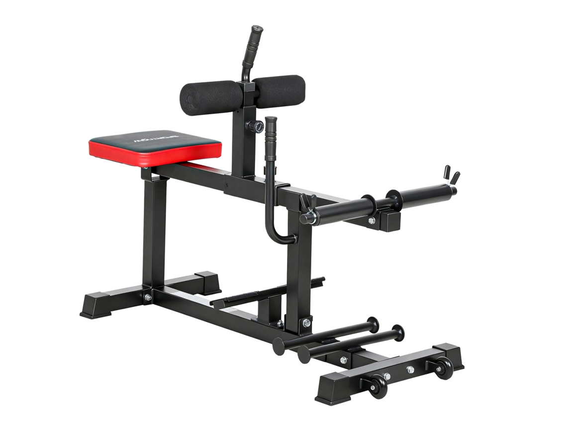 Banco De Trabalho Para Pernas, Elevação De Panturrilhas, Com Rodas, Equipamentos Esportivos Para Exercícios Domésticos, Aço, Preto