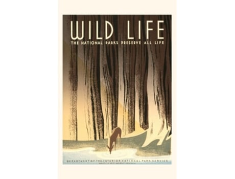 Livro Vintage Journal National Parks Travel Poster, Wild Life De Found Image Press (inglês)