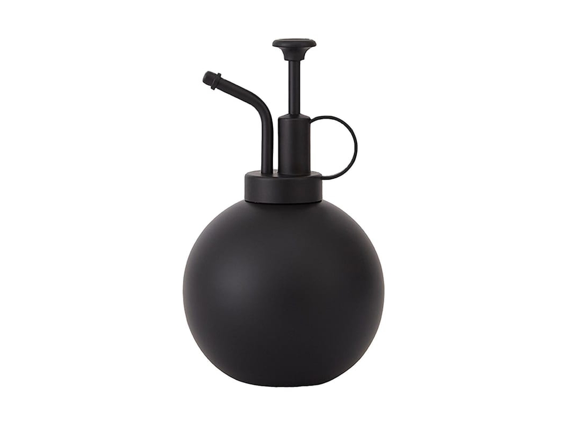 Regador De Flores De Aço Inoxidável 304 Retro Preto 500ml Para Plantas De Interior E Jardinagem