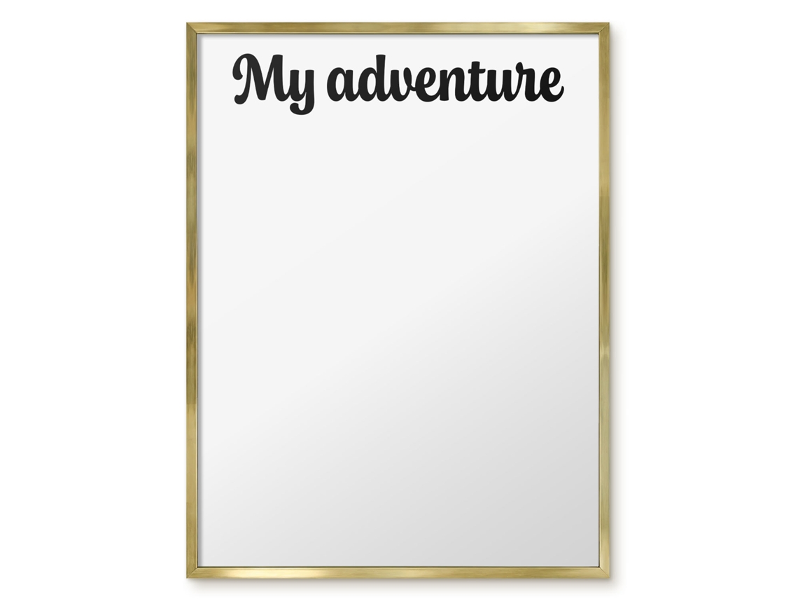 Magnetic Board My Adventure For The Living Room Espelharte (60x80 Cm)