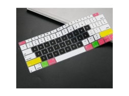 Yuru capa de Teclado de Silicone para Macbook Air 13 2018 A1932 Anti poeira À Prova D'água Candyblack