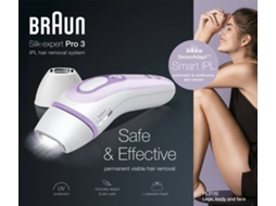Depiladora Luz Pulsada BRAUN Silk Expert PL3132 (IPL - Multi-zonas - Corrente)