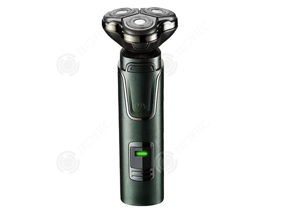 Inn Máquina De Barbear Elétrica 6x16cm Ipx7 À Prova Dágua 3 Em 1 Multifuncional Pode Cortar Cabelo, Fazer A Barba E Aparar Pelos Do Nariz.