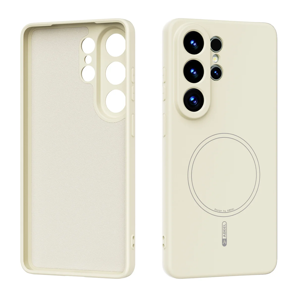 Capa De Celular Em Silicone Líquido (huite Galaxy S26edge), Compatível Com Carregamento Sem Fio.