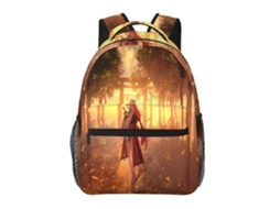 Mochila Genshin Impact J304 Para Escola E Trabalho, Leve E Impermeável, Mochila Estilosa Para Estudantes E Adultos D304