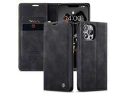 Capa De Celular Com Suporte Magnético E Resistente A Quedas.preto - Iphone 15 Plus (6,7)