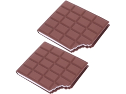 2 Peças Bloc-notes Parfumé Chocolat Notes Adhésives Fortes Carnet De Poche Créatif Pour Bureau Et Étudiant
